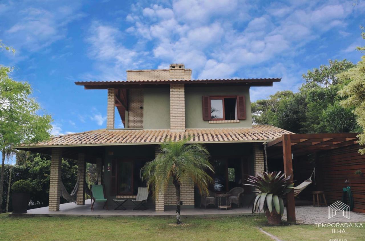 Casa De Praia No Rosa - Vista Para Lagoa De Ibiraquera インビトゥバ エクステリア 写真