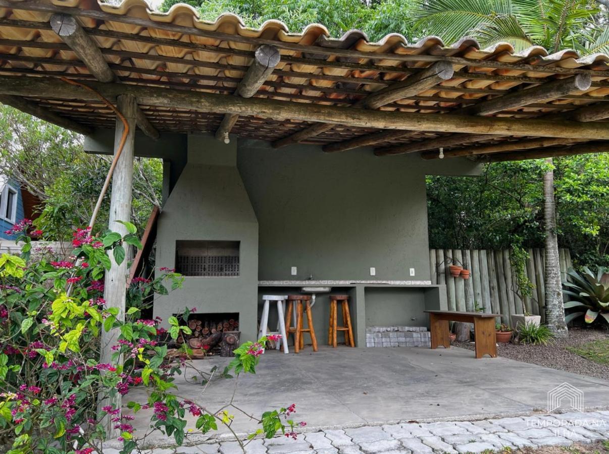 Casa De Praia No Rosa - Vista Para Lagoa De Ibiraquera インビトゥバ エクステリア 写真